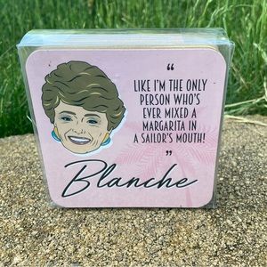 Golden Girls Cork Coaster Set of 8